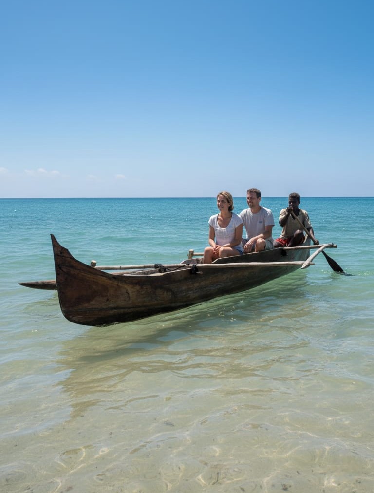 Pirogue traditionnelle Malgache