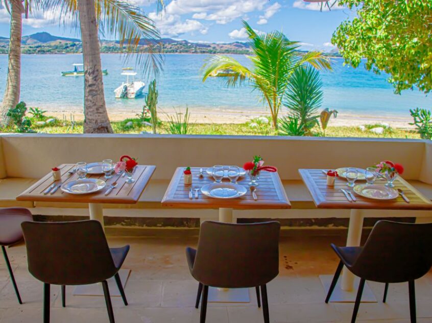 Restaurant face plage